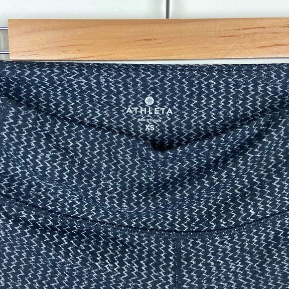 Athleta Chaturanga Heartbeat Tights - Black/Silver - Picture 8 of 8